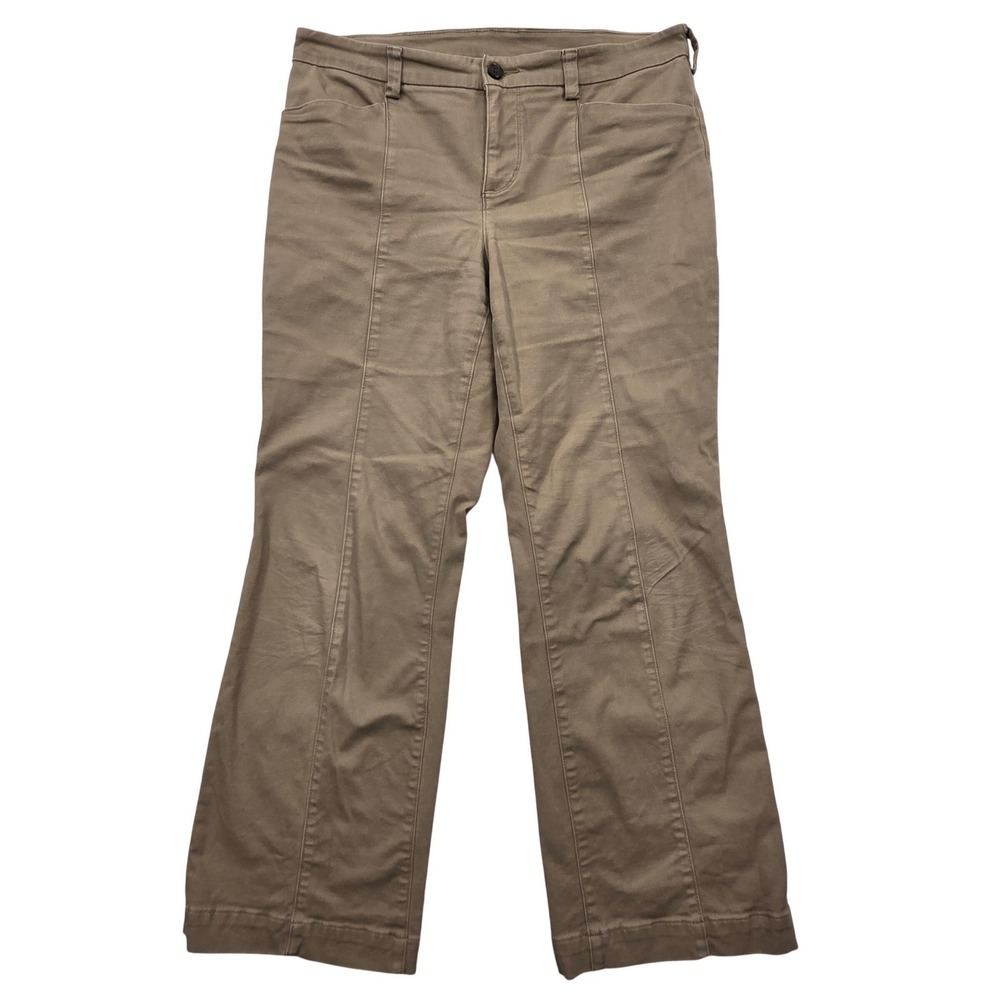 Duluth Workday Warrior Chino Slim Leg Pants 3237-18 MUB Khaki Womens 12x29‎